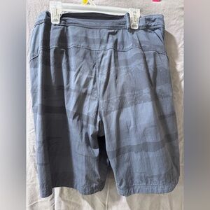 Men’s blue REI bike shorts